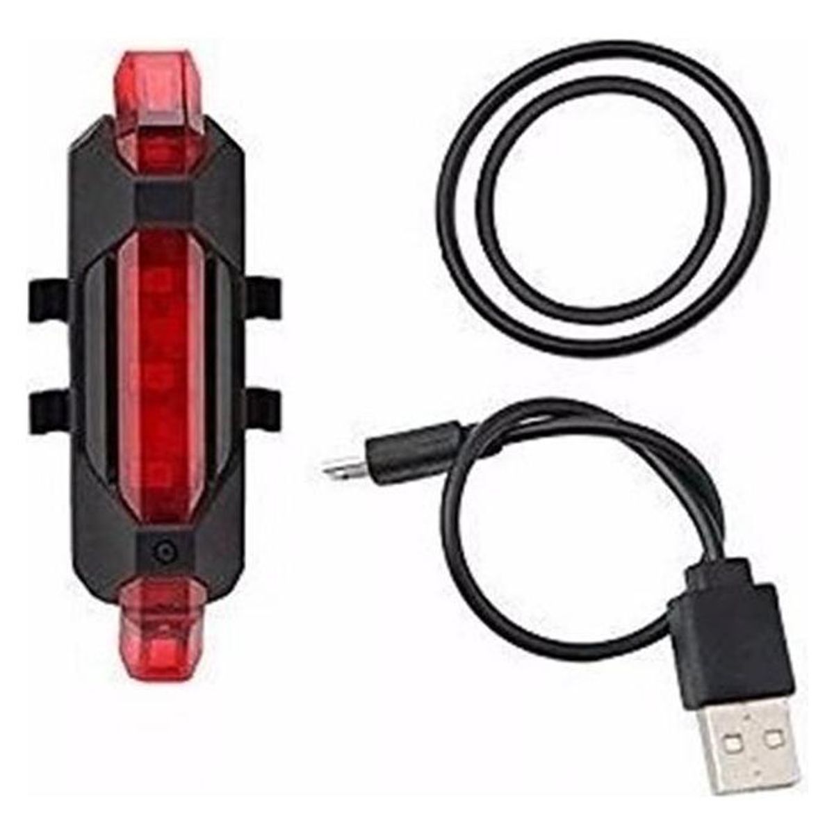 GENERICO - Pack de 6 Luces LED Recargables Impermeables para Bicicleta