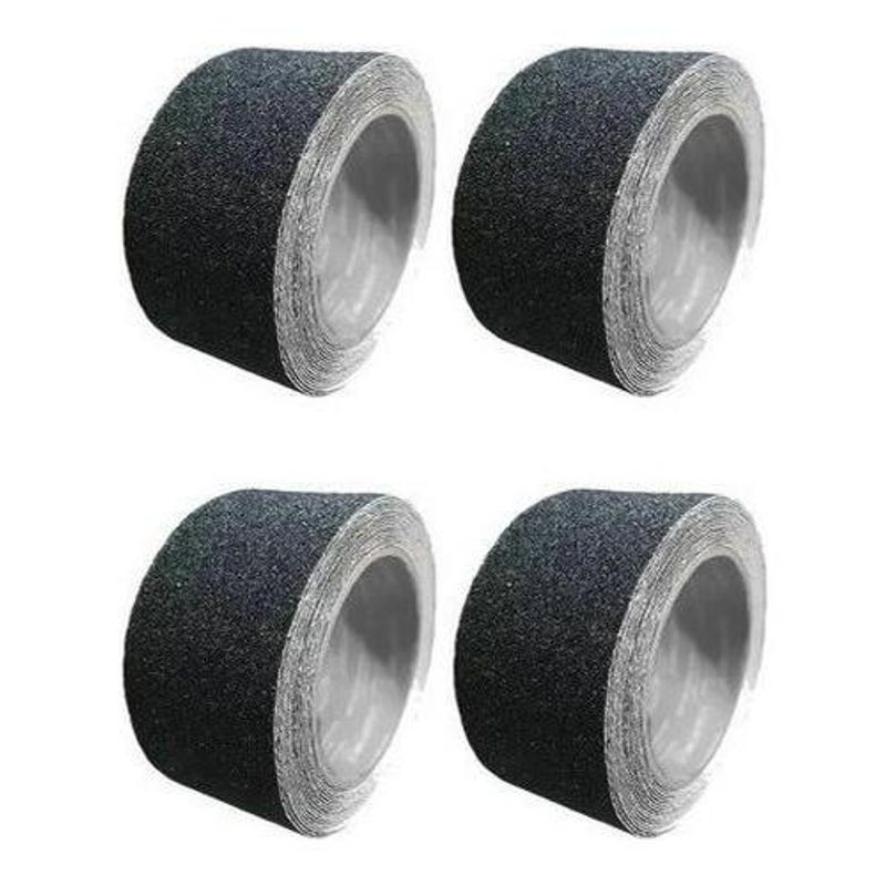 GENERICO - Pack de 4 Cintas Antideslizantes para Escaleras 10m x 5cm