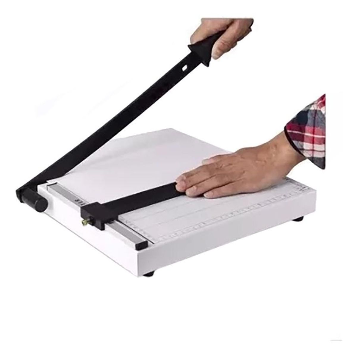 GENERICO - Guillotina Metálica A5 18x20 cm con Cuchilla Autoafilable