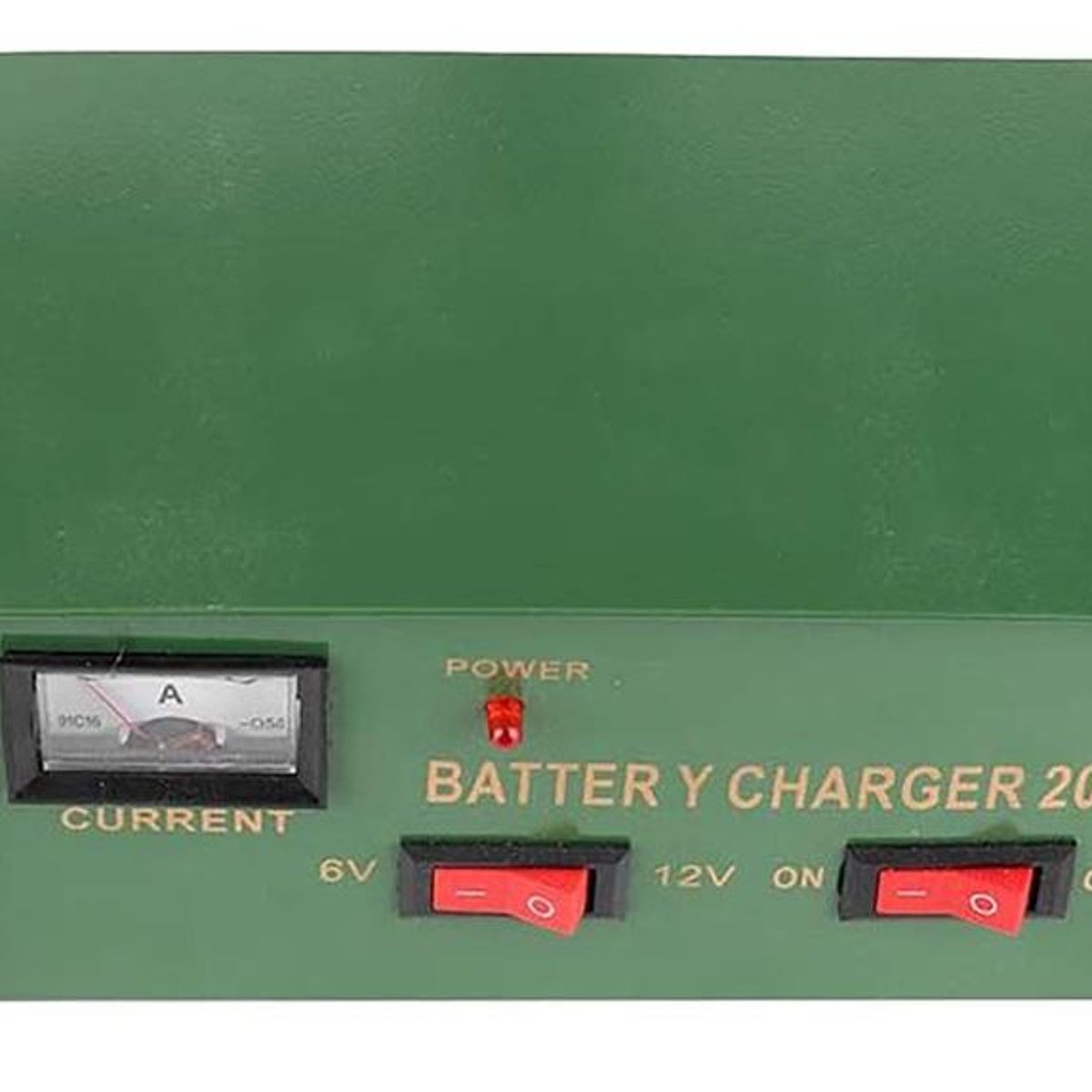 GENERICO - Cargador de Batería 12V y 6V para Autos y Motos 20A