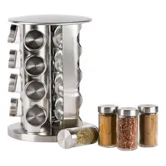 GENERICO - Set Condimentero Giratorio de 16 Piezas para Cocina