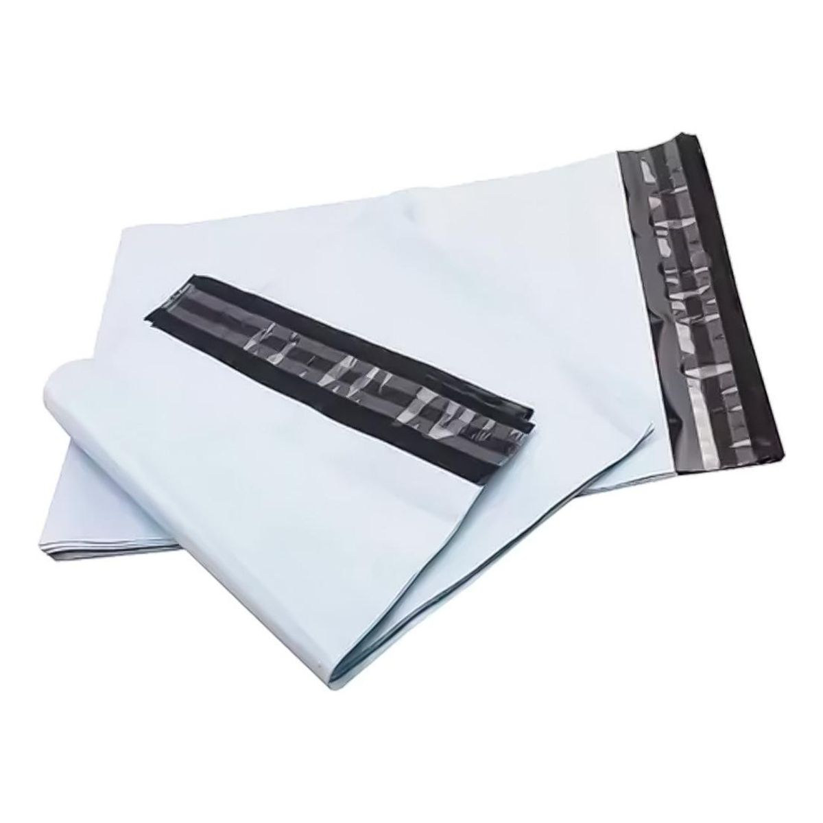 GENERICO - Pack de 100 Bolsas de Embalaje Autoadhesivas Blancas 35x45cm