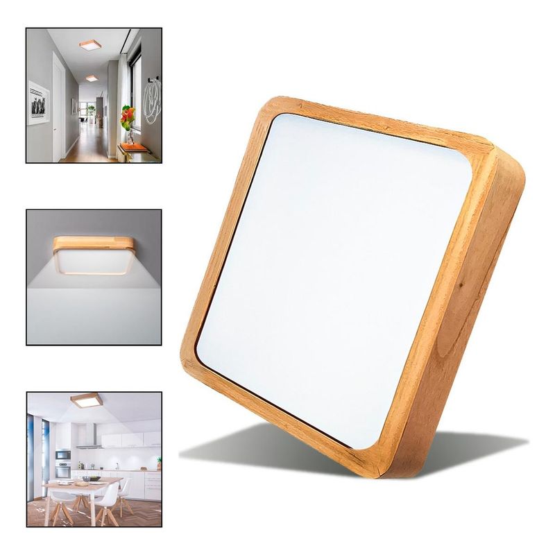 GENERICO - Foco LED Cuadrado 36W Plafón sobrepuesto Frío
