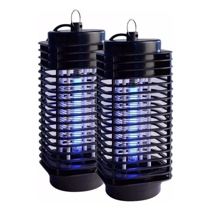 GENERICO - Pack de 2 Lámparas UV Eléctricas Repelente de Insectos