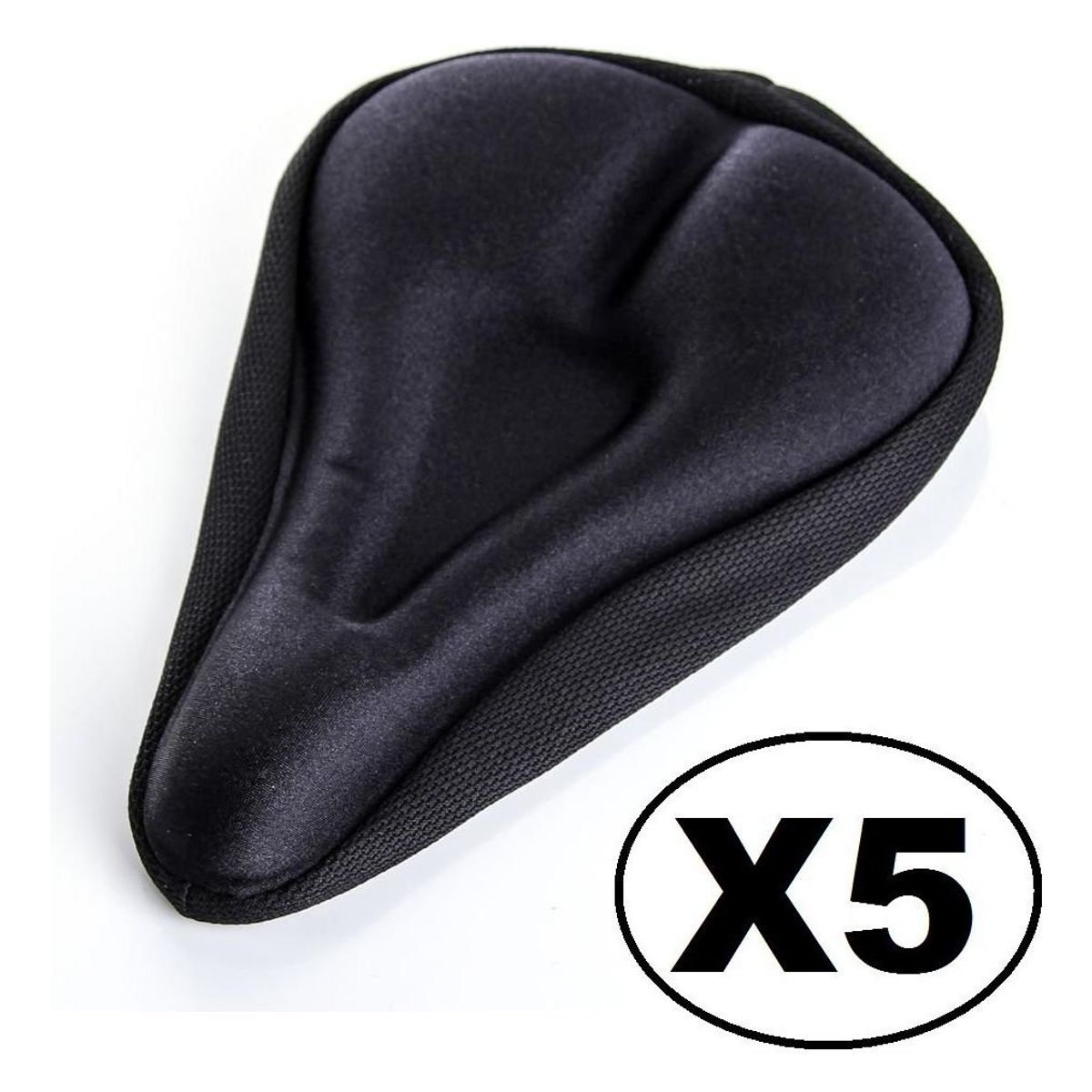 GENERICO - Pack de 5 Forros de Asiento para Bicicleta