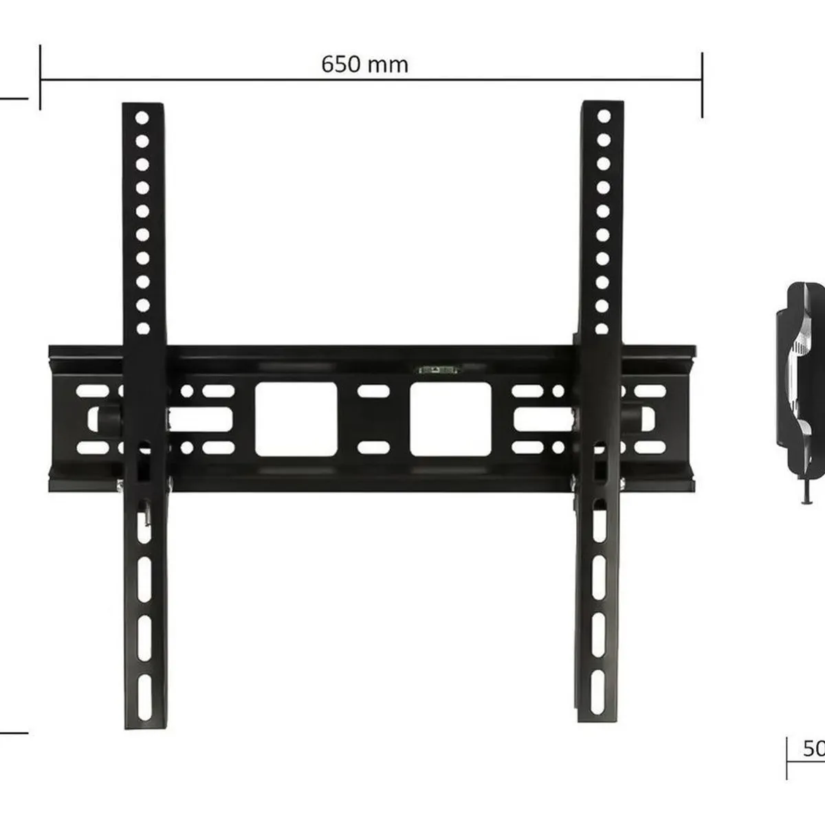 GENERICO - Soporte Fijo Reclinable para TV de 32 a 55 Pulgadas.