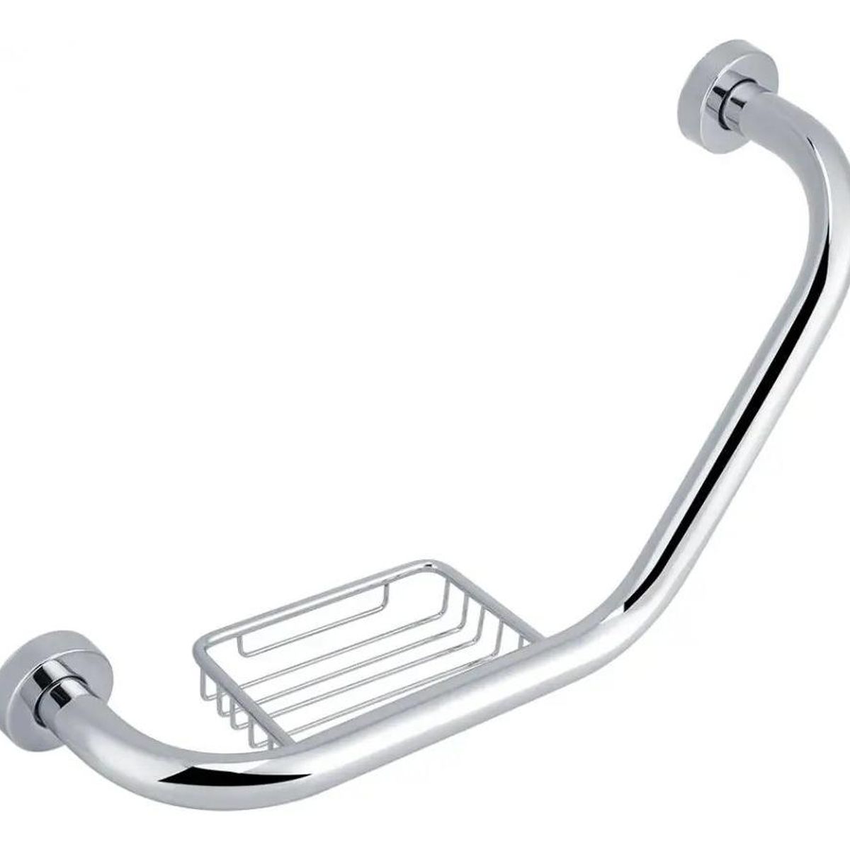 GENERICO - Agarradera de Seguridad 135° para Baño con Jaboneira