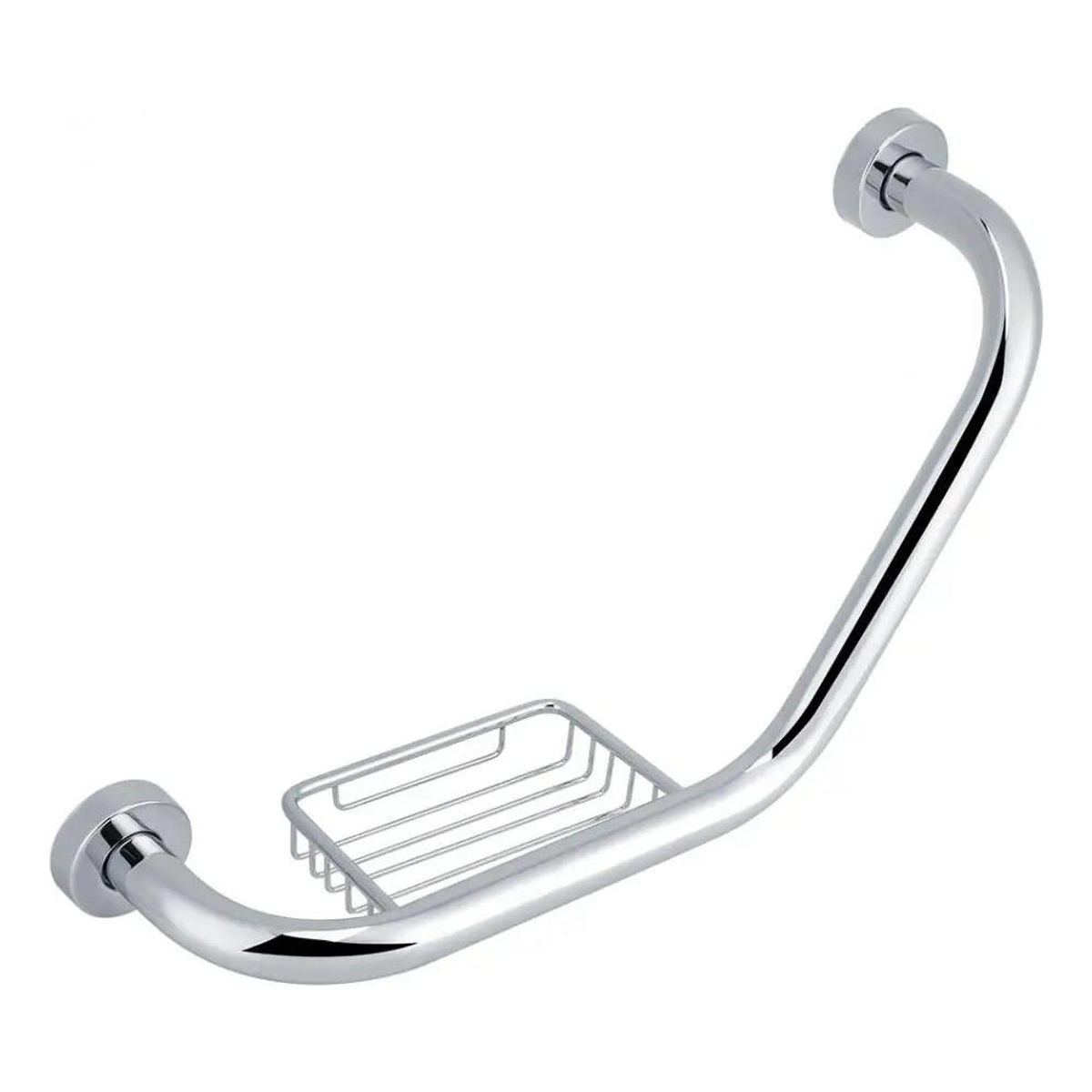 GENERICO - Agarradera de Seguridad 135° para Baño con Jaboneira