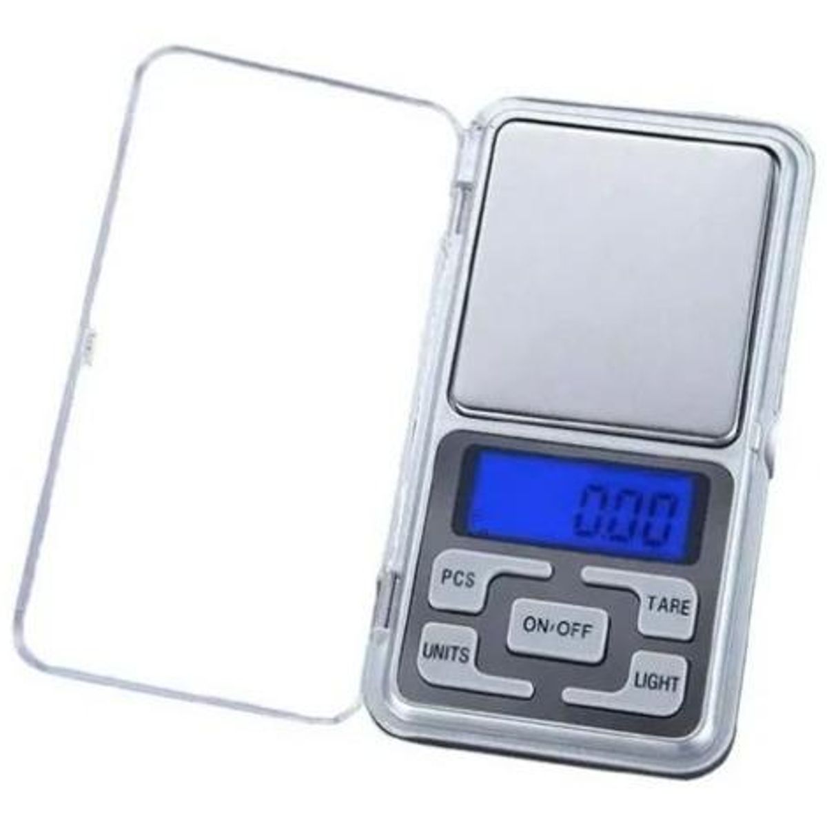 GENERICO - Balanza Digital de Precisión Portátil Plateada para Joyería