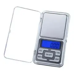 GENERICO - Balanza Digital de Precisión Portátil Plateada para Joyería