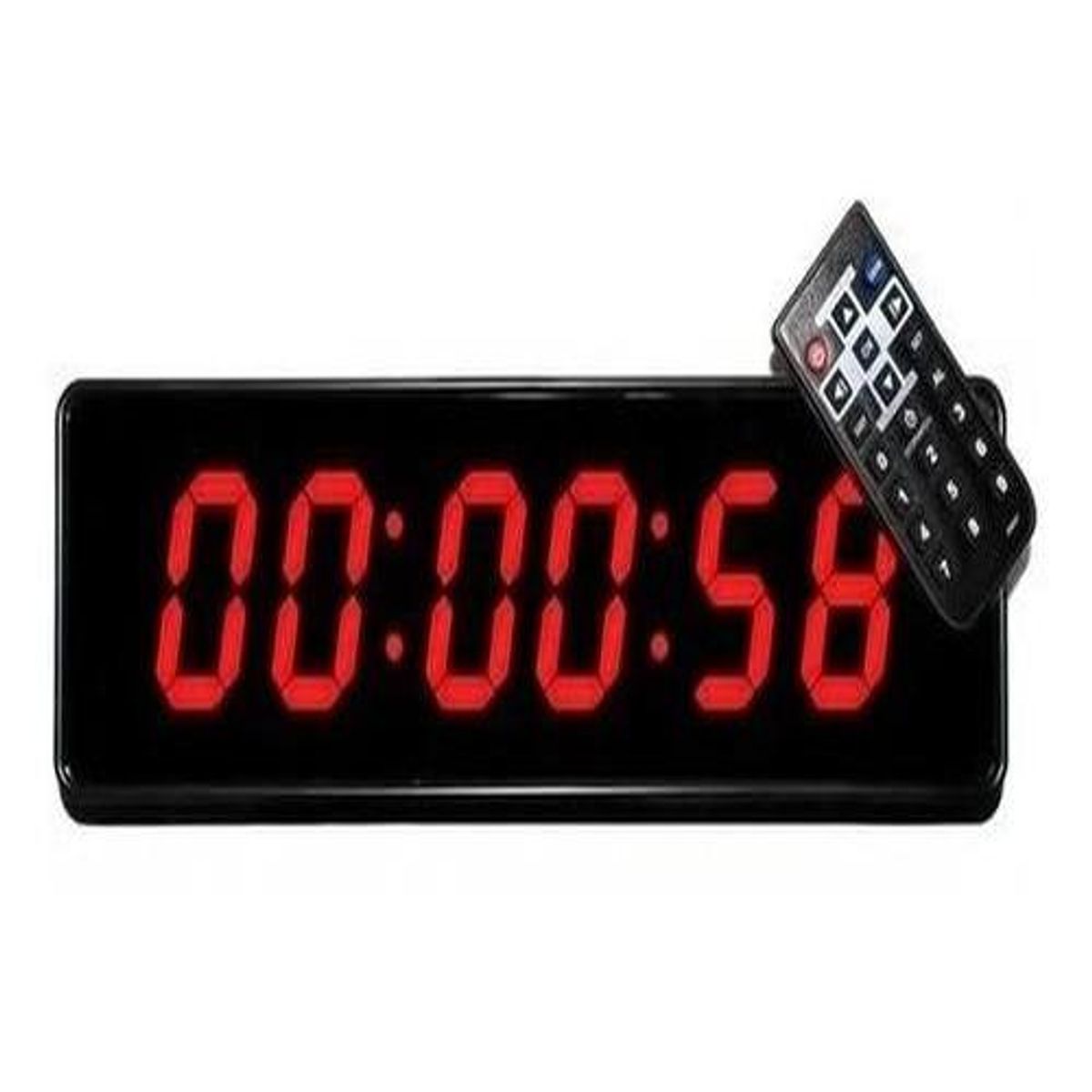 GENERICO - Reloj Digital de Pared JH120 con Cronómetro y Control Remoto