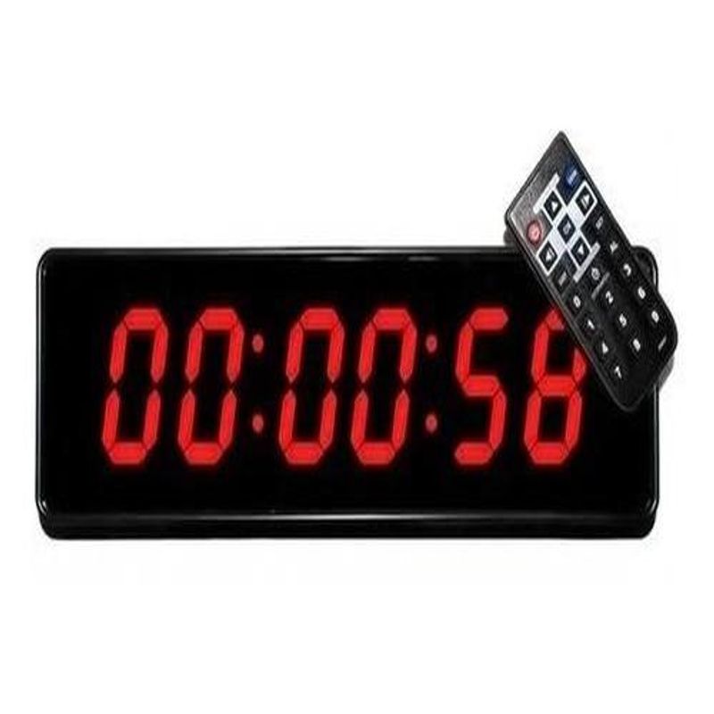GENERICO - Reloj Digital de Pared JH120 con Cronómetro y Control Remoto