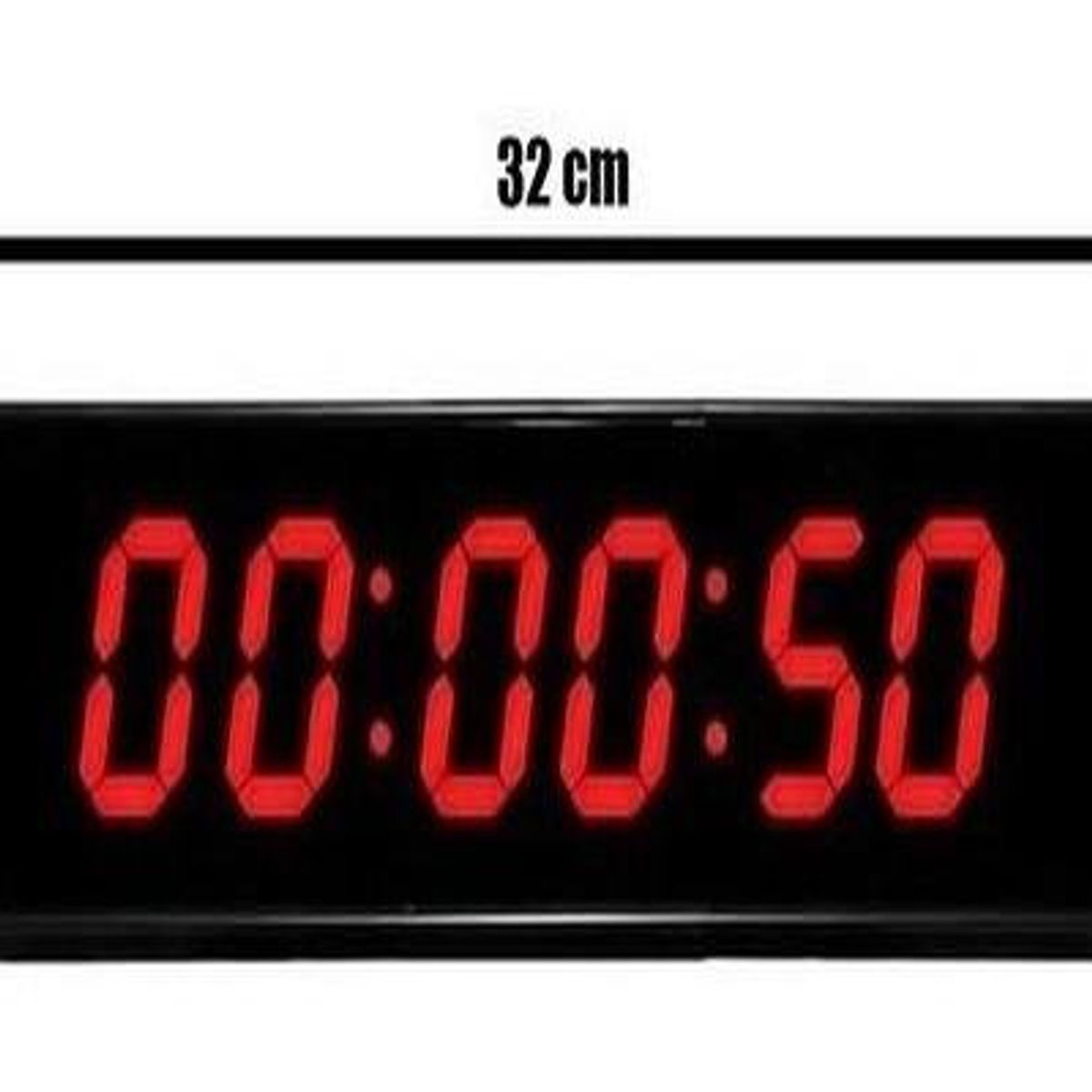 GENERICO - Reloj Digital de Pared JH120 con Cronómetro y Control Remoto