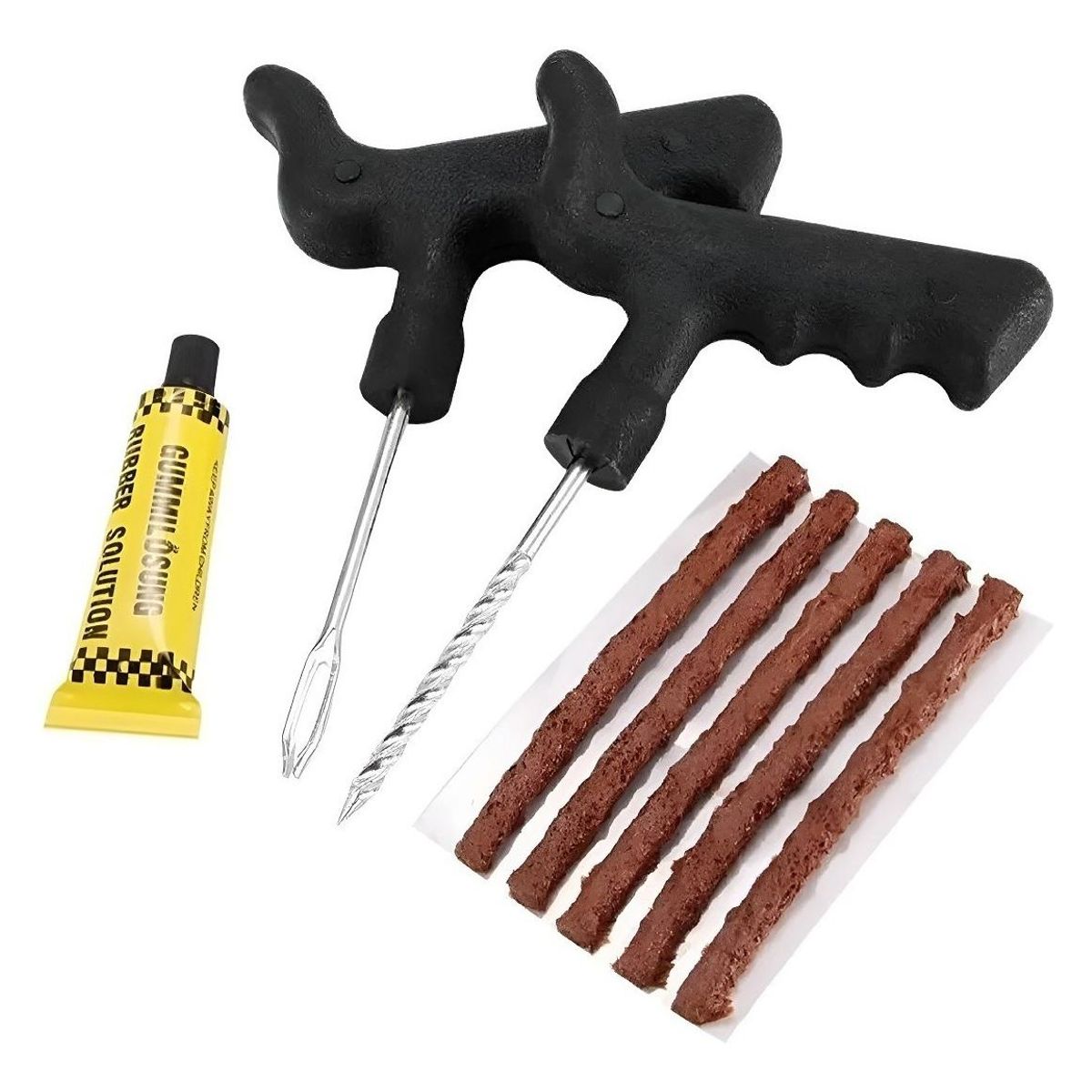 GENERICO - Kit de Reparación de Neumáticos para Auto y Moto