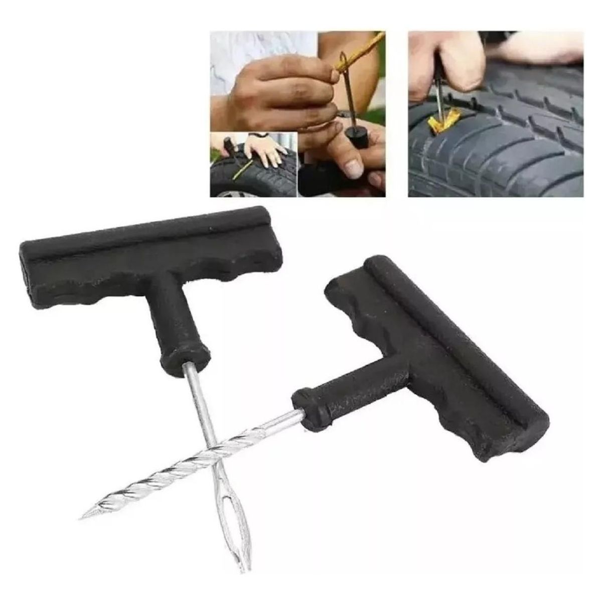 GENERICO - Kit de Reparación de Neumáticos para Auto y Moto