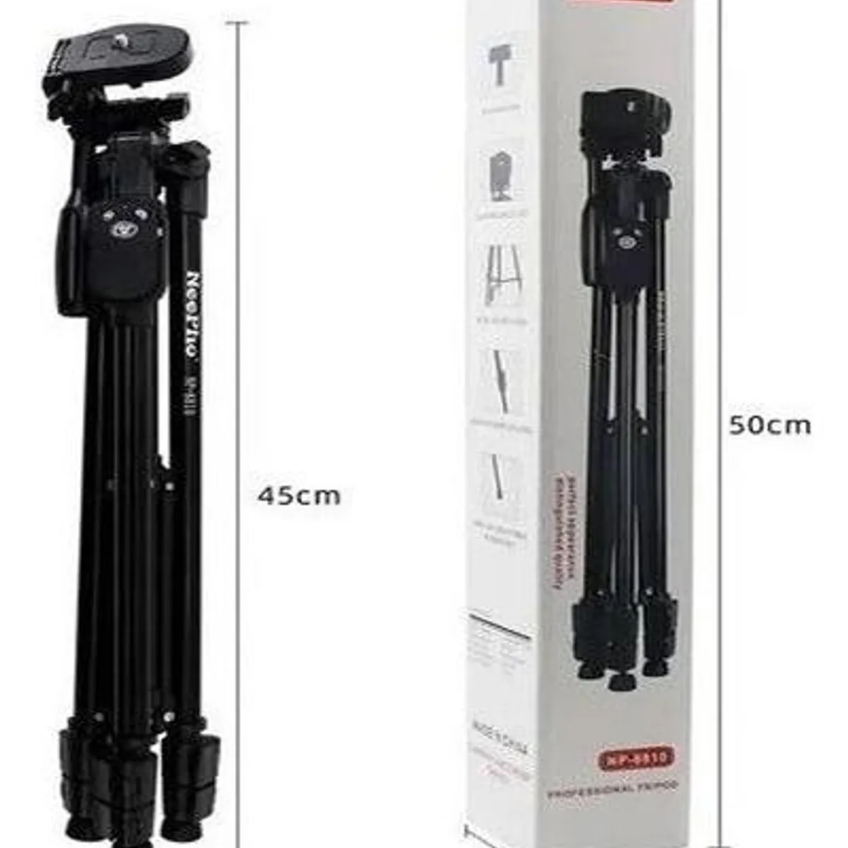 GENERICO - Trípode Bluetooth para Celular de Aluminio 160 cm NP-8810