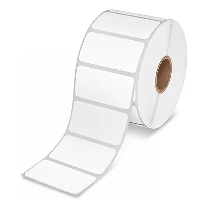 GENERICO - Pack de 3 Rollos de Etiquetas Térmicas Adhesivas 50x30mm