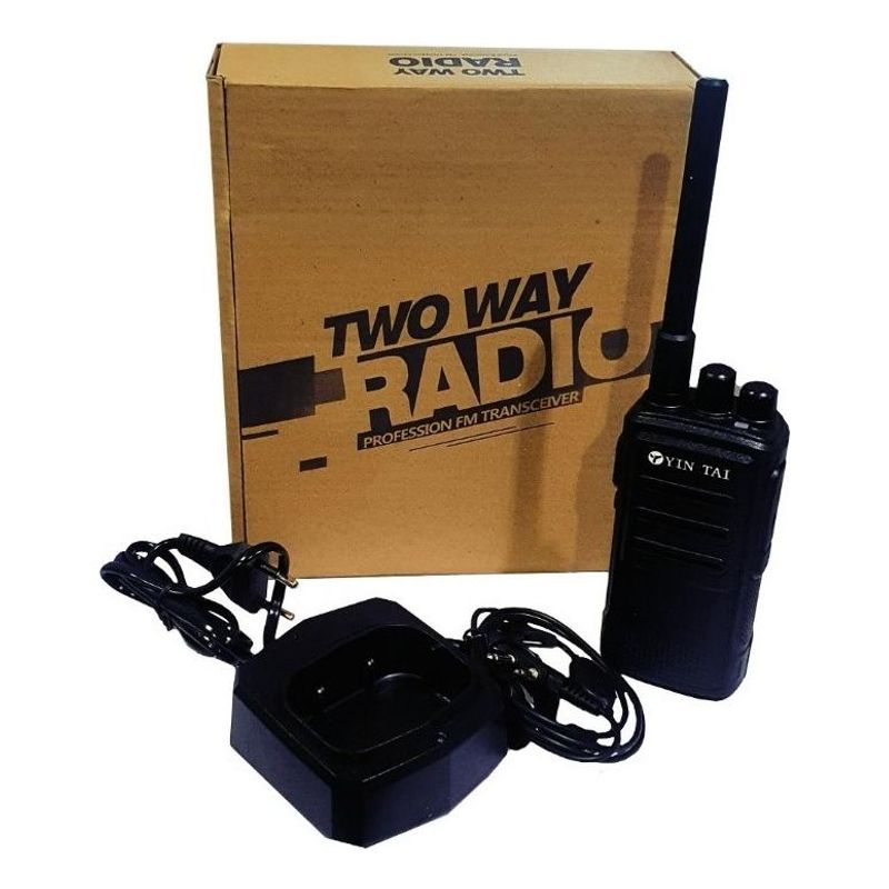 GENERICO - Walkie Talkie UHF con 16 Canales y 5800mAh