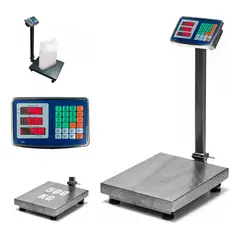 GENERICO - Báscula Industrial Digital Recargable 500 kg con Pantalla LCD