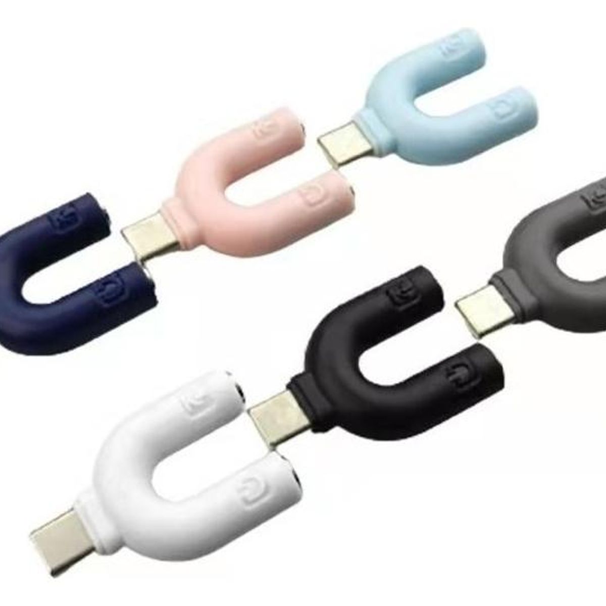 GENERICO - Adaptador de Audio Type C 10 Piezas Microfono y Auriculares