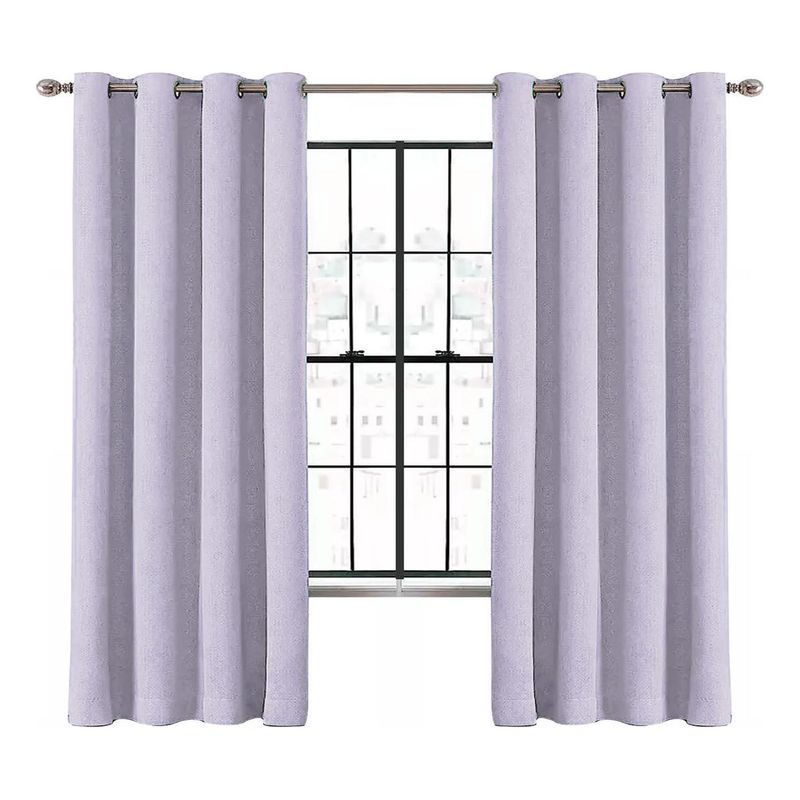 GENERICO - Cortinas Doble Paño 140x220 cm de Tela Liviana