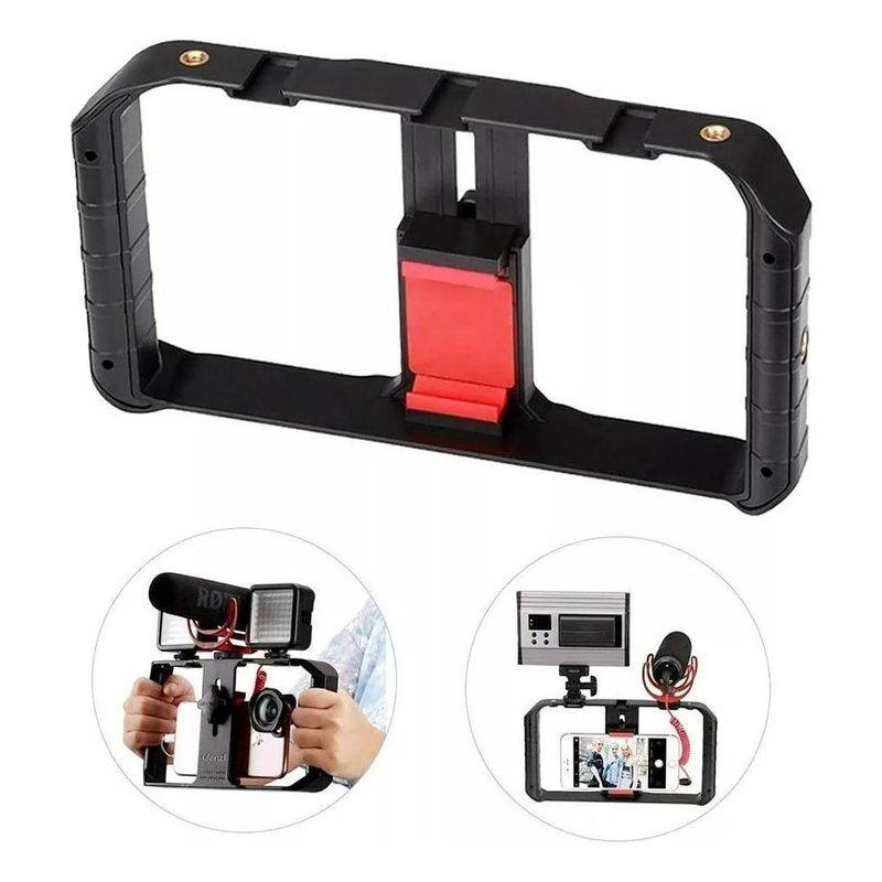 GENERICO - Soporte Estabilizador de Smartphone para Videos Estables