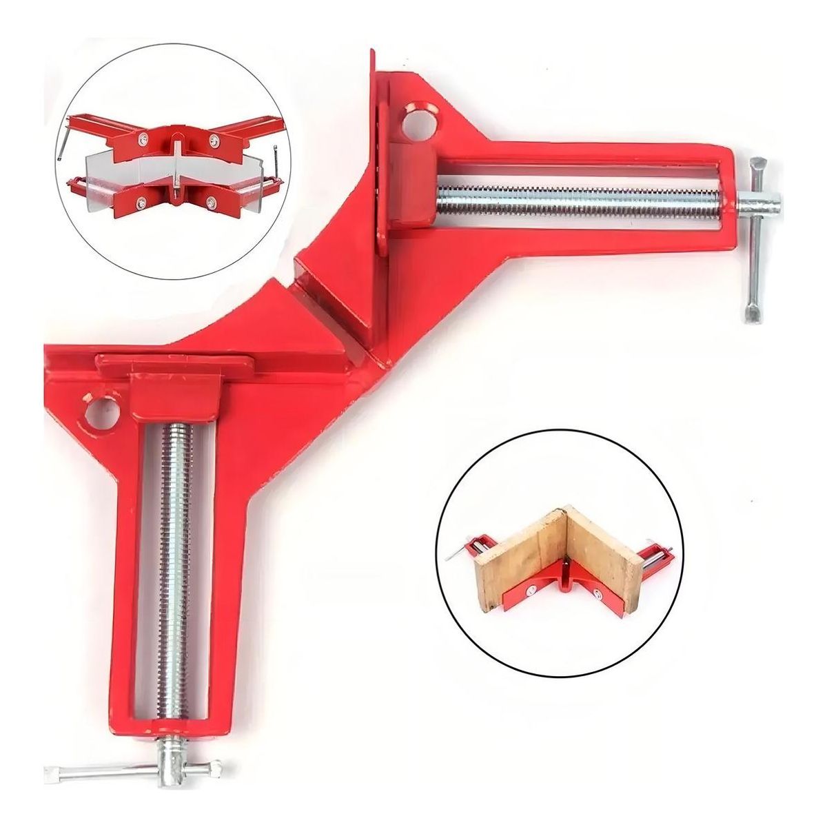 GENERICO - Prensa de Ángulo Recto para Carpintería - Fijación Rápida