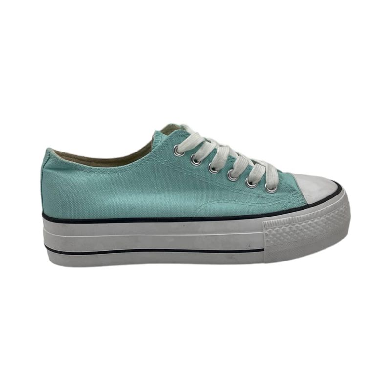 HERIEL - Zapatilla Verde Plataforma