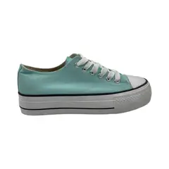 HERIEL - Zapatilla Verde Plataforma