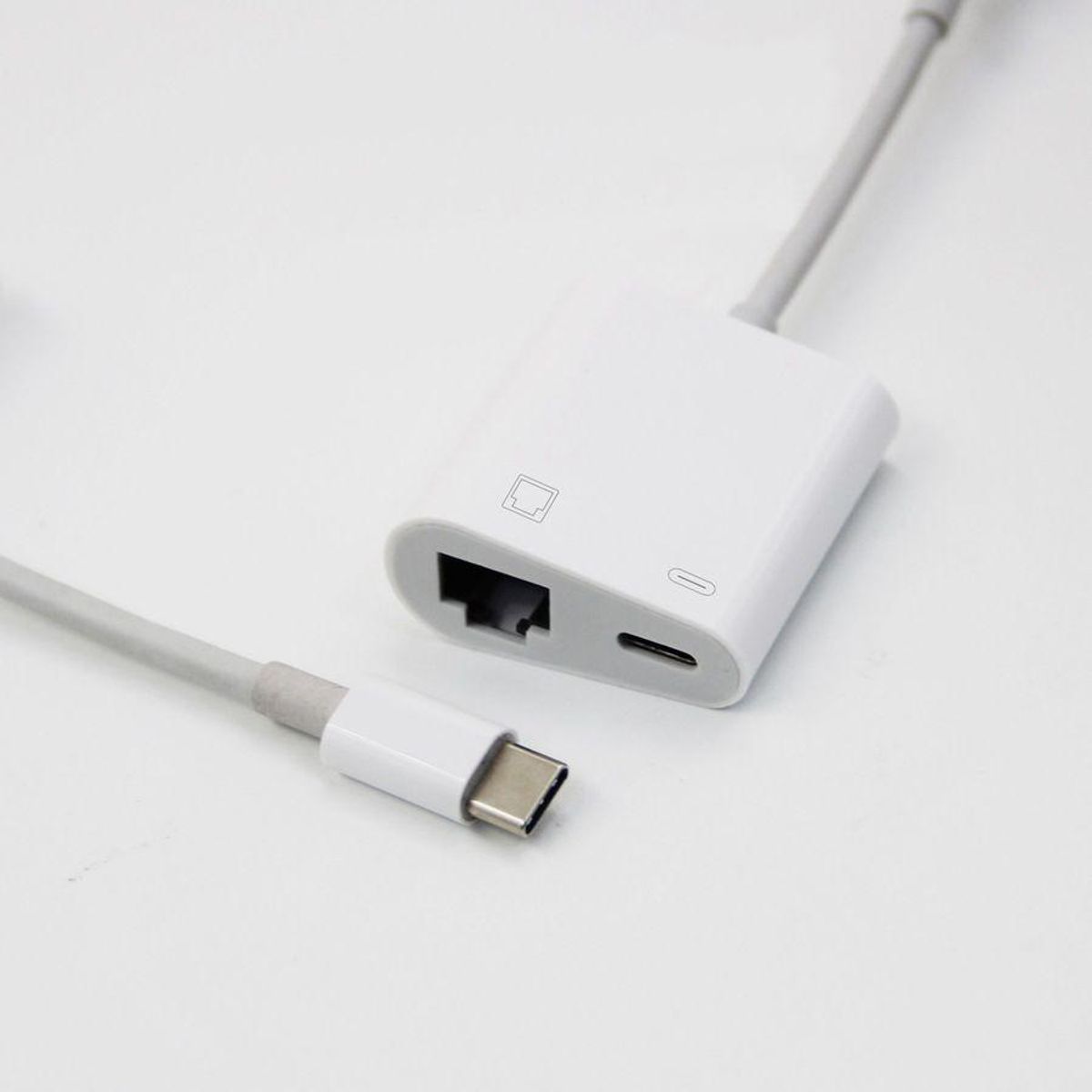 GENERICO - Adaptador USB-C a RJ45 Gigabit Ethernet 1000 Mbps