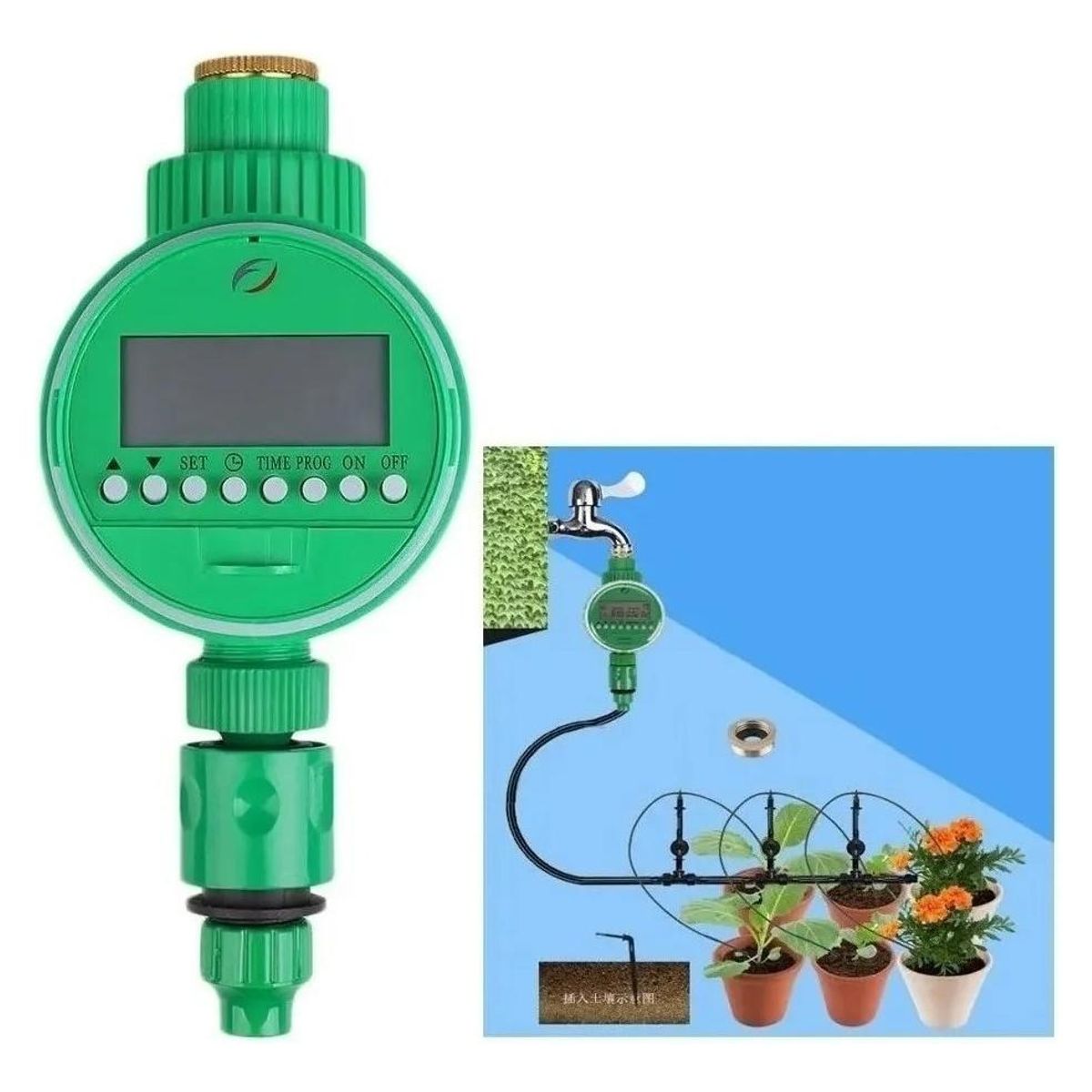 GENERICO - Programador Digital de Riego Automático con Temporizador