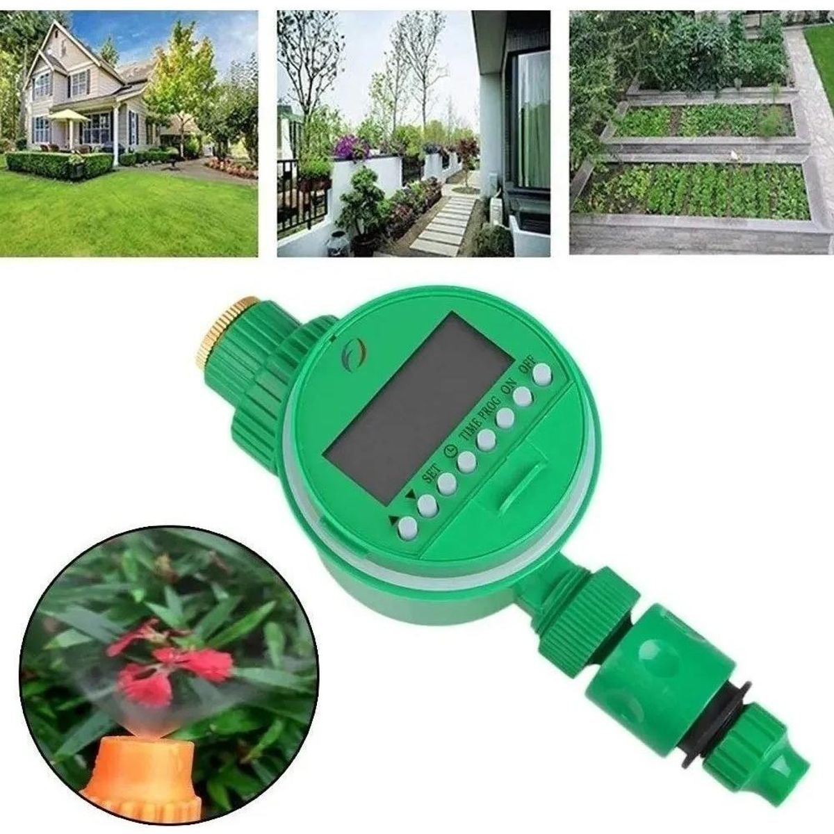 GENERICO - Programador Digital de Riego Automático con Temporizador