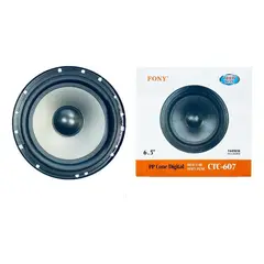 GENERICO - Parlante Coaxial 16cm 2 Vías 100W para Auto Hifi