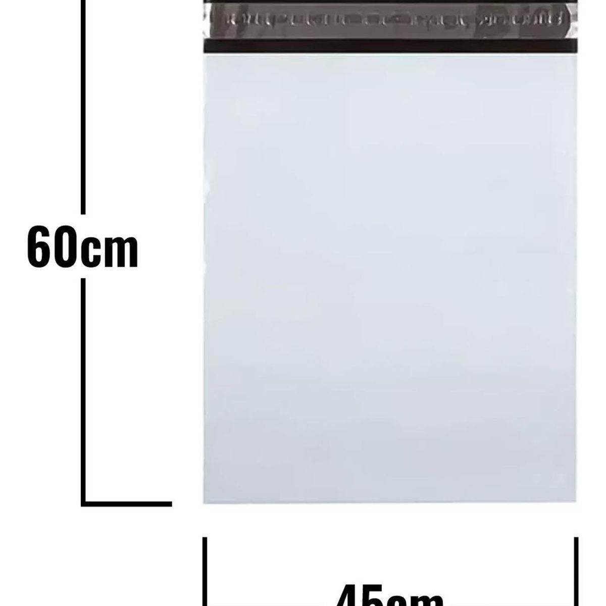 GENERICO - Pack de 100 Bolsas de Embalaje Autoadhesivas 45x60cm