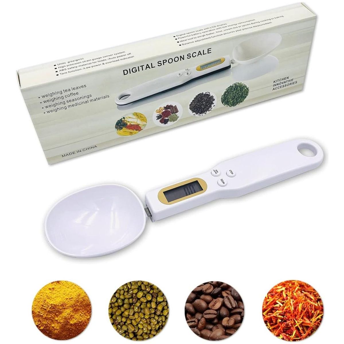 GENERICO - Juego de 3 Cucharas Medidoras para Alimentos Multiusos
