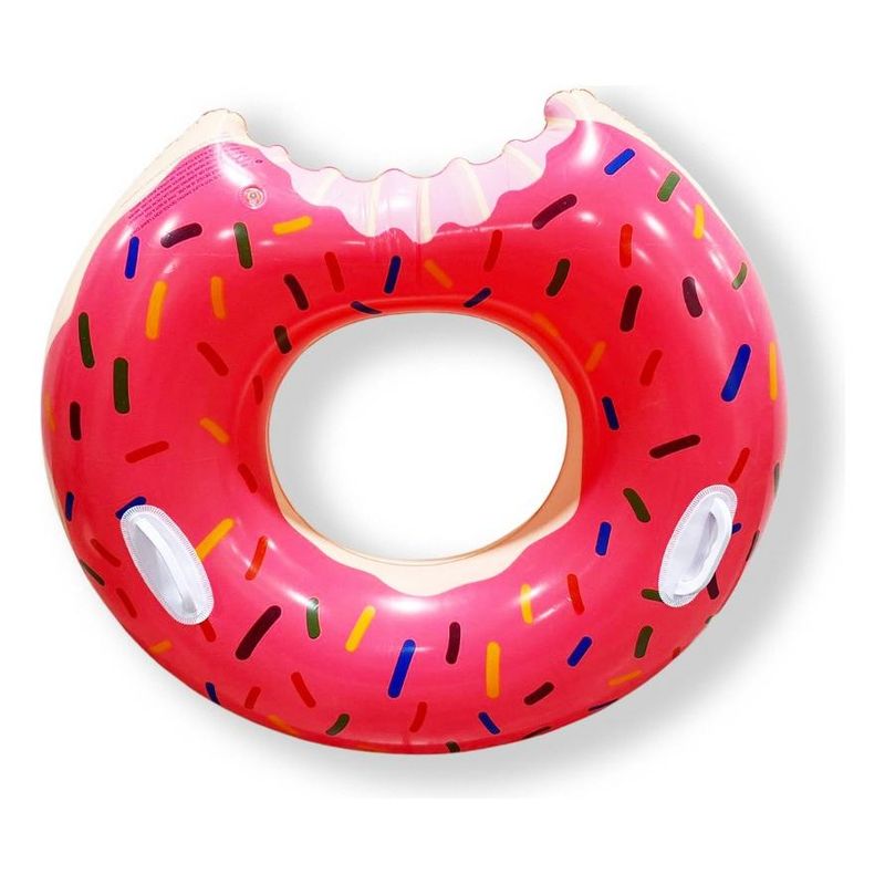 GENERICO - Flotador Inflable Diseño Dona 120 cm para Niños.