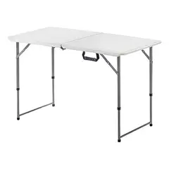 GENERICO - Mesa Plegable Multiuso 120x60 cm para Camping y Eventos