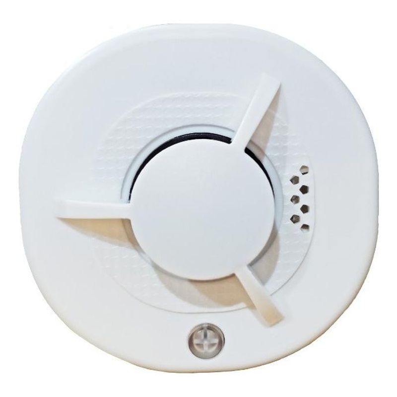 GENERICO - Sensor Detector de Humo Inalámbrico con Alarma Sonora
