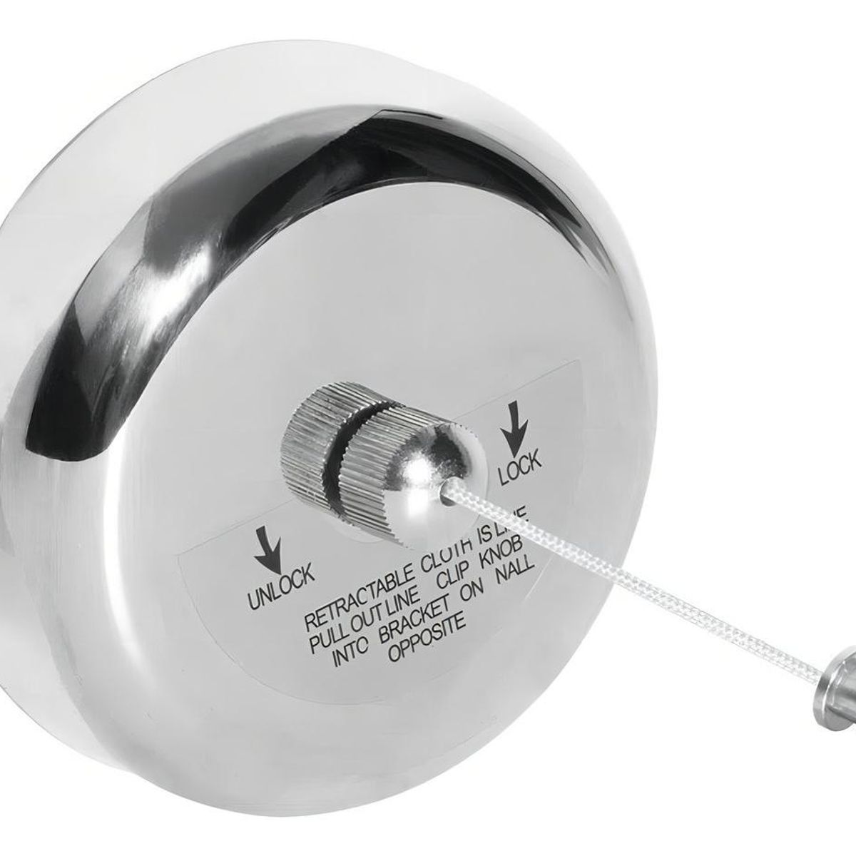 GENERICO - Tendedero Retráctil Portátil de Acero Inoxidable 28m