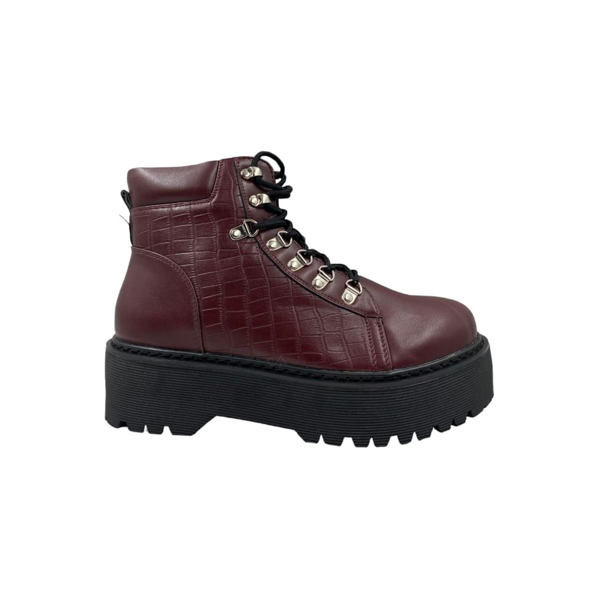 HERIEL - Botín Burdeos Plataforma Mujer