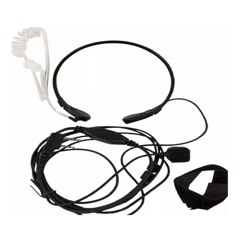 GENERICO - Auricular Laringófono Manos Libres para Walkie Talkie