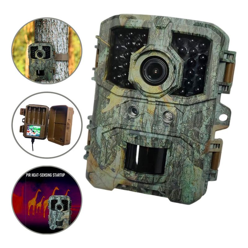 GENERICO - Cámara de Caza Nocturna 36MP Full HD Resistente IP66