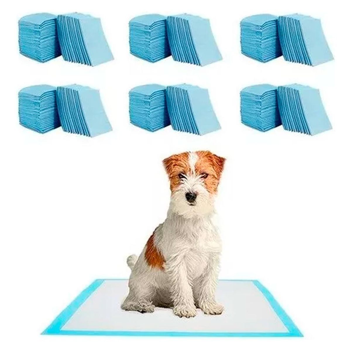 GENERICO - 120 Pañales Desechables para Mascotas 60x60cm.