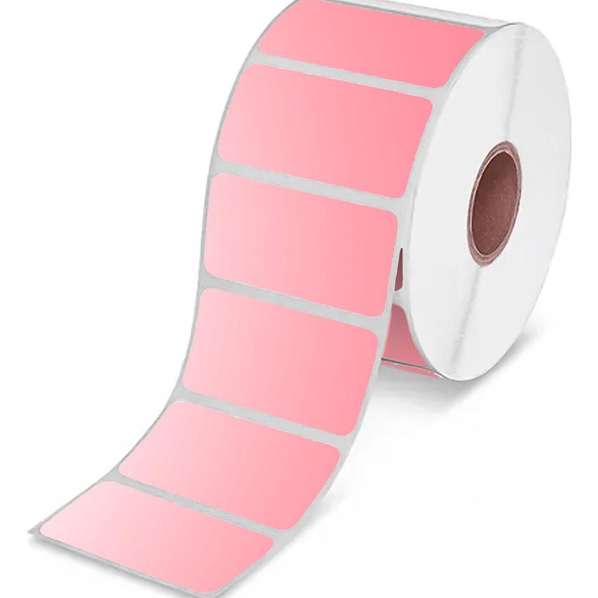 GENERICO - Pack de 3 Rollos de Etiquetas Adhesivas Rosadas 50x30mm