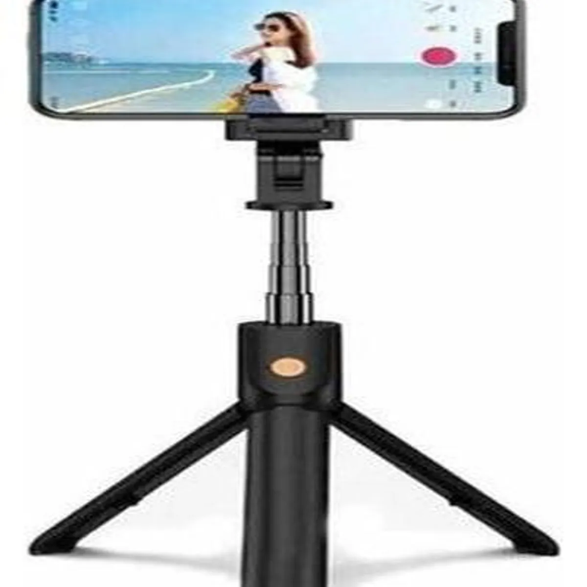 GENERICO - Bastón Selfie K07 Trípode Plegable con Control Remoto Bluetooth.