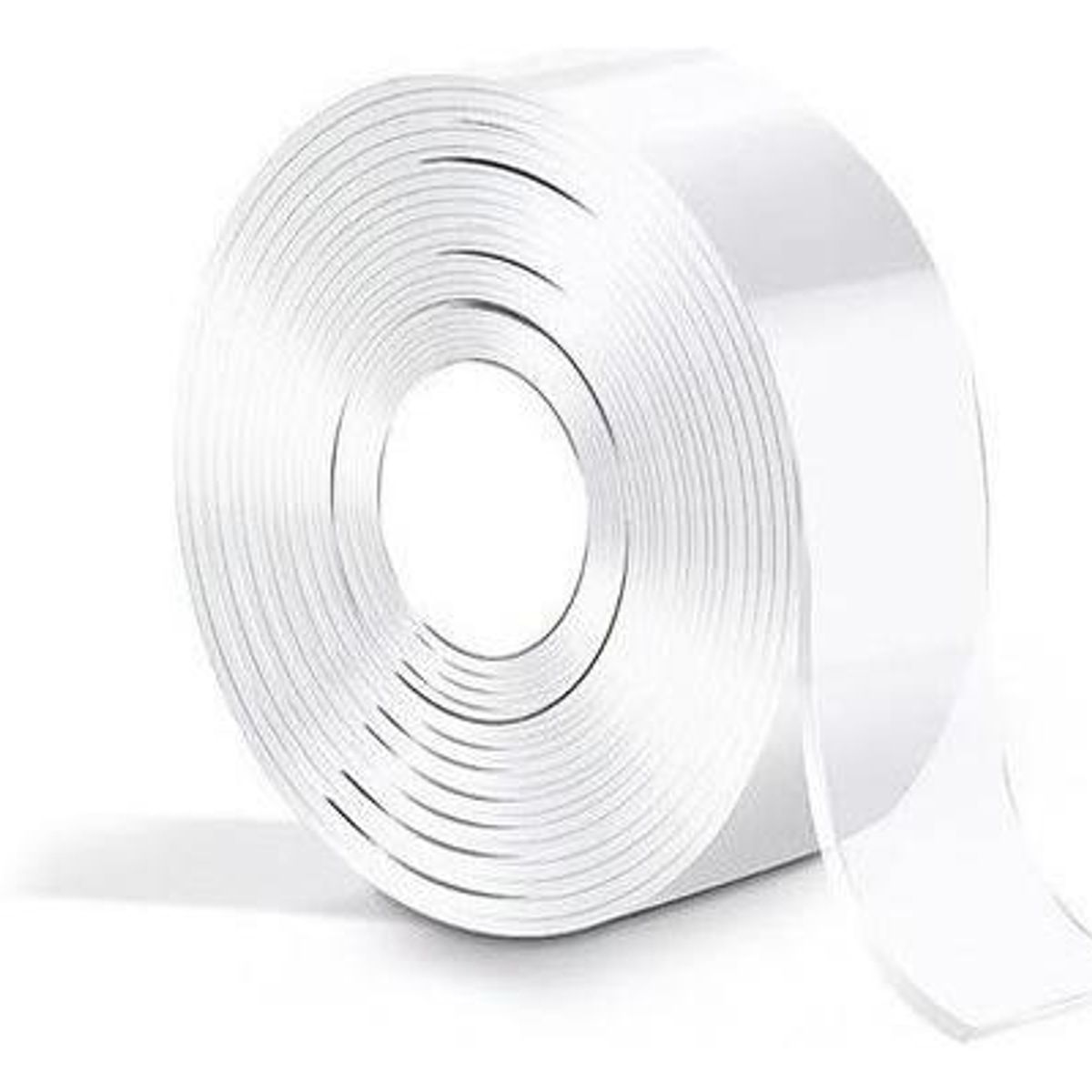 GENERICO - Cinta Doble Cara Transparente Reutilizable 3 Metros