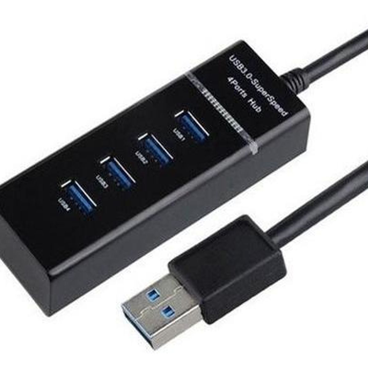 GENERICO - Hub USB 30 de 4 Puertos con Indicador LED