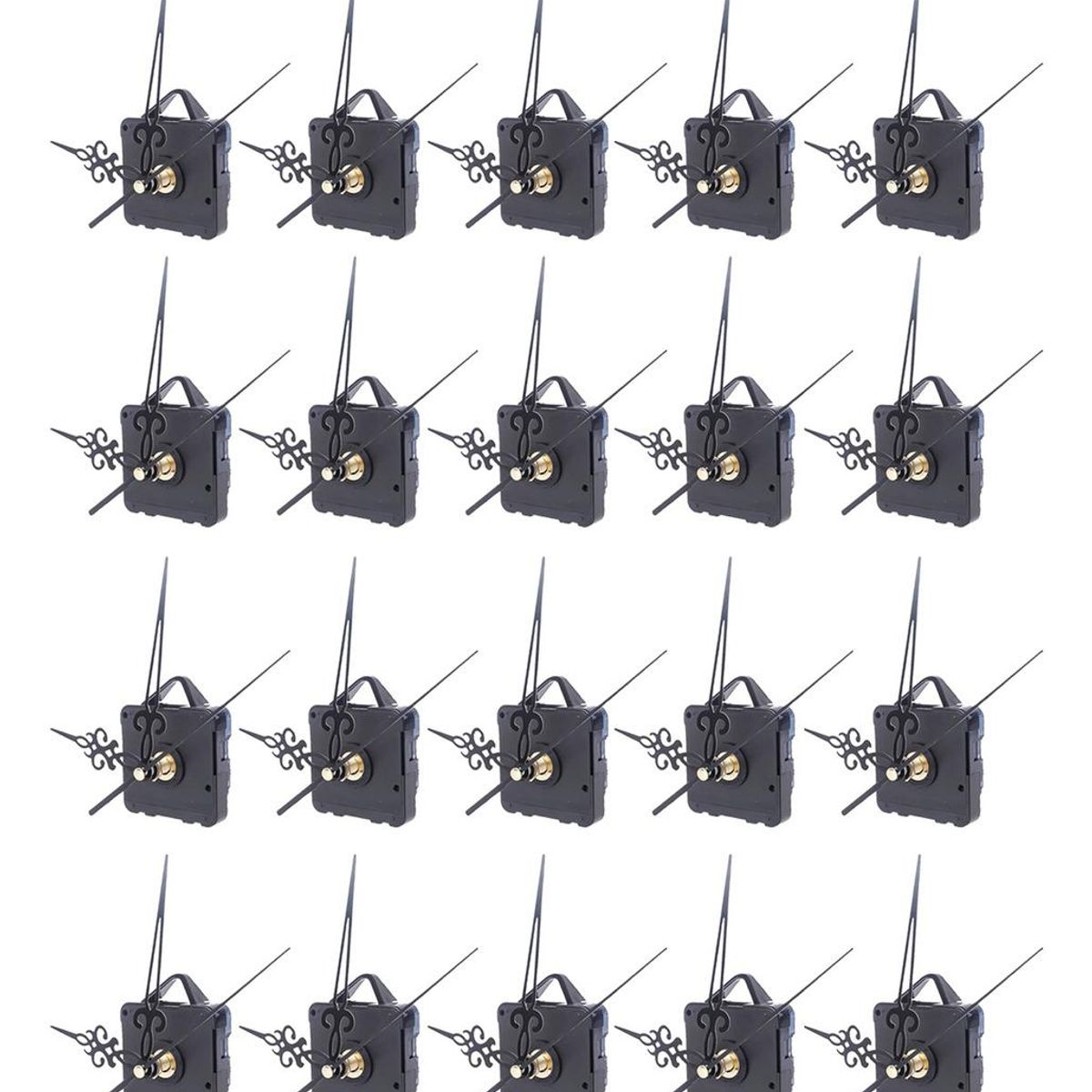 GENERICO - Mecanismo de Reloj Mural Silencioso 12mm con Manecillas