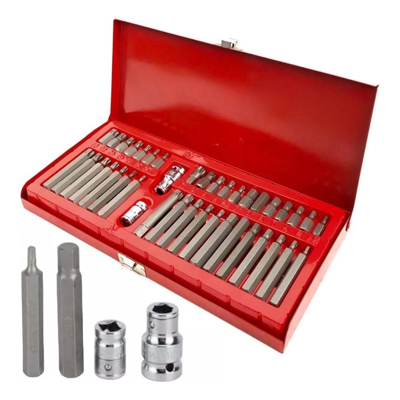 GENERICO - Juego de Puntas Torx y Allen 40 Piezas para Reparación