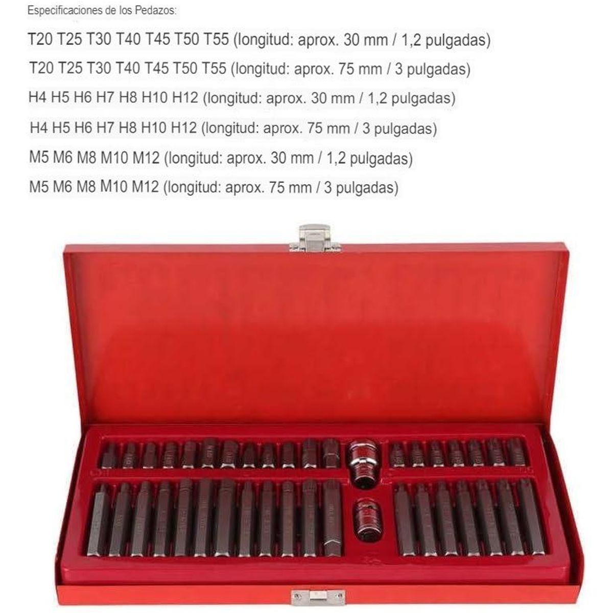 GENERICO - Juego de Puntas Torx y Allen 40 Piezas para Reparación